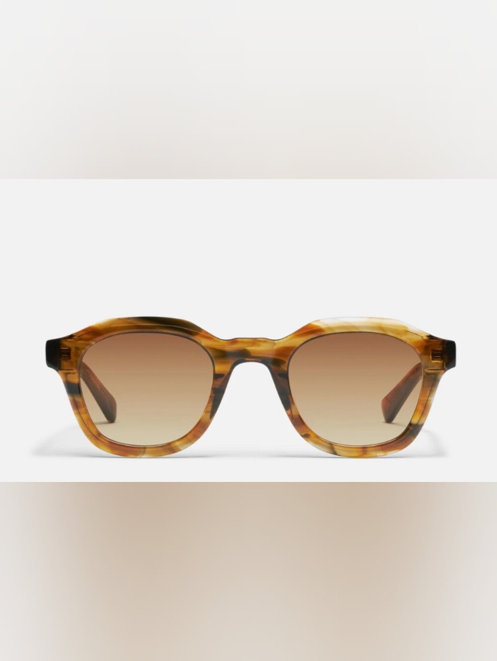 New Quay Roll Film Round Unisex Sunglasses